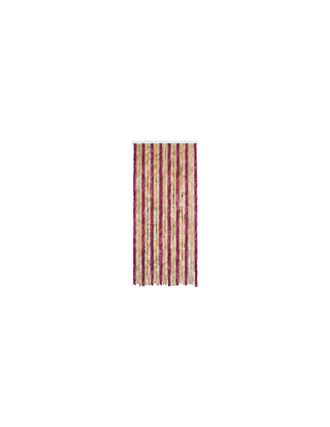 MOREL Rideau De Porte Florence Chenilles 90x220 Cm - Vanille, Griotte - Morel