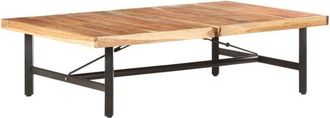 vidaXL Coffee Table 142x90x42 cm Solid Acacia Wood Vidaxl