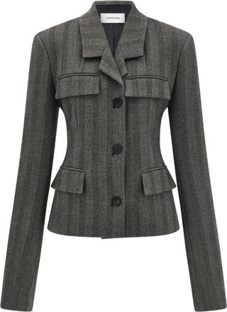 Ferragamo Blazer con tasca - Nero