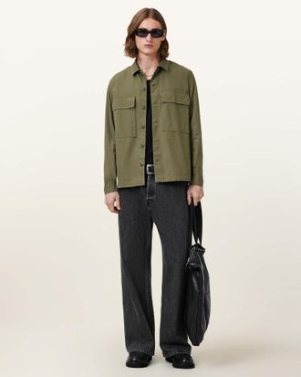 AllSaints Service Relaxed Fit Shirt