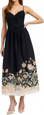 En Saison Iris Midi Dress In Black