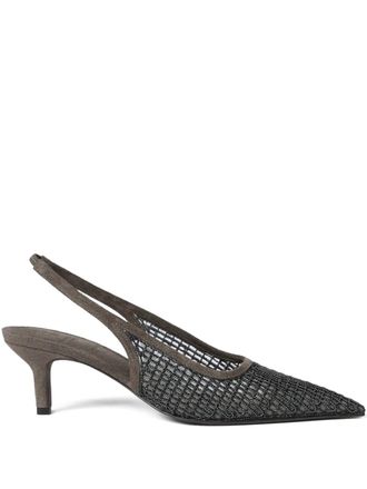 Brunello Cucinelli Slingback pumps - Bruin