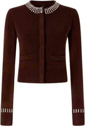 Pinko Pinko, Truien & Vesten, Dames, Bruin, M, Pinko - Truien > Cardigans