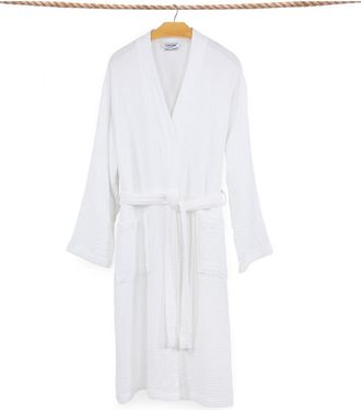 Linum Home Textiles 100% Turkish Cotton Smyrna Hotel Luxury Robe