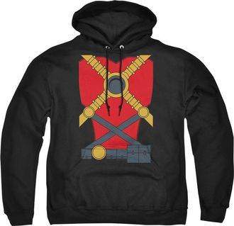 Gildan Justice League of America Red Robin Adult Pull Over Hoodie / Hooded Sweatshirt
