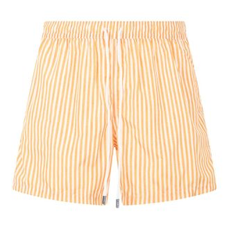 Fedeli Beachwear, male, Orange, Size: 3XL Madeira Swim Shorts
