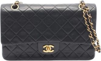 Chanel Borsa a spalla Matelass&eacute; Pre-owned in pelle dagnello - - Pre-owned - Donna - Nero - ONE SIZE