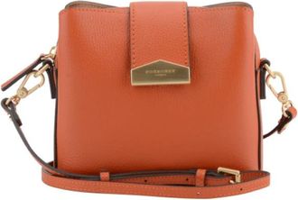 Pourchet Petit Trotteur - Dames - Schoudertassen - Oranje - ONE Size - Leer - Tassen