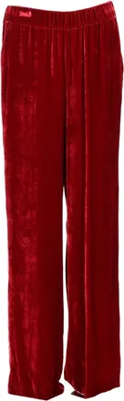 P.A.R.O.S.H. Relaxed Wide-Leg Pants in Viscose and Silk Blend
