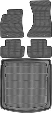 OEM Juego De Alfombrillas De Goma Para Coche Y Maletero Para Audi A4 B8 Sed&aacute;n (2007-2015)