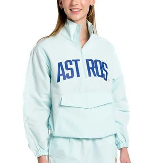 Lusso Womens Lusso Light Blue Houston Astros Parker Half-Zip Jacket at Nordstrom, Size X-Large