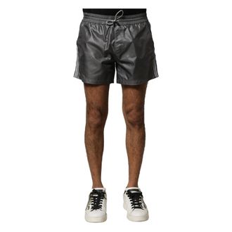 Dolce & Gabbana Mid Waist Casual Bermuda Shorts - male - Dolce & Gabbana - Short Shorts - Gray - S - Shorts
