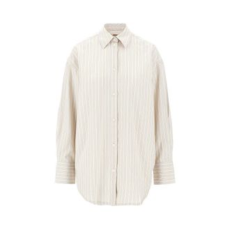 Toteme Oversized striped shirt Woman 36