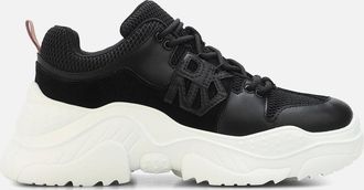 DKNY Womens Odella Chunky Trainers - Black - Size: 6.5