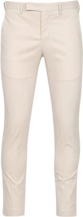 Pantaloni Torino Gabardine Broek - Heren - Chinos - Beige - L - Katoen - Broeken