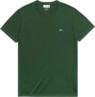 Lacoste T-Shirt - Heren - T-shirts - Groen - XS - Katoen - Tops
