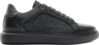Ambitious Eclipse Panel Sneaker - Heren - Sneakers - Zwart - 43 EU - Leer - Schoenen