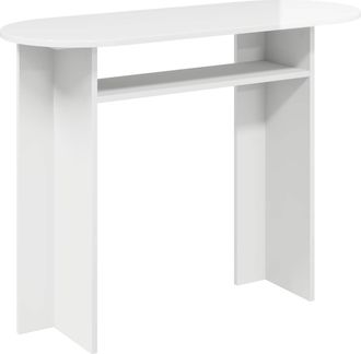 vidaXL Mesa Consola Brillante 100 X 39,5 X 75 Cm Madera De Ingenier&iacute;a Vidaxl