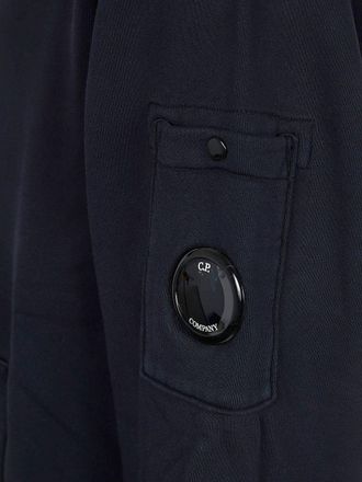 C.P. Company Cotton Hoodie - Navy
