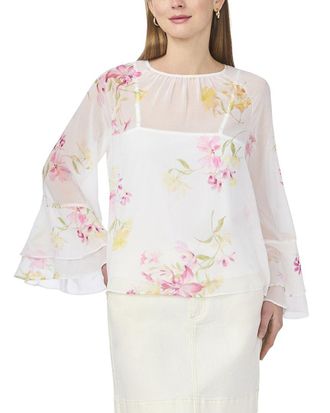 Vince Camuto Ruffle Sleeve Blouse
