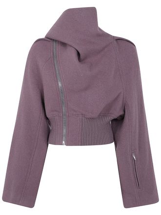 Rick Owens Jacket Wool Scarf Flight