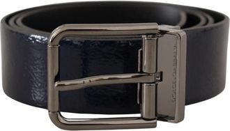 Dolce & Gabbana Belts - Heren - Riemen - Blauw - ONE Size - Leer - Accessoires