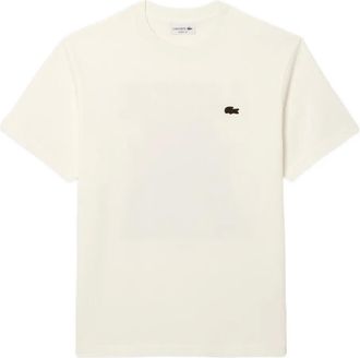 Lacoste T-shirt met grafische print - Beige