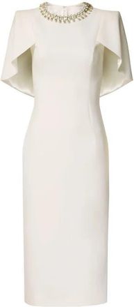 Jenny Packham Thalia Midi Dress in Vanilla at Nordstrom, Size 16 Uk