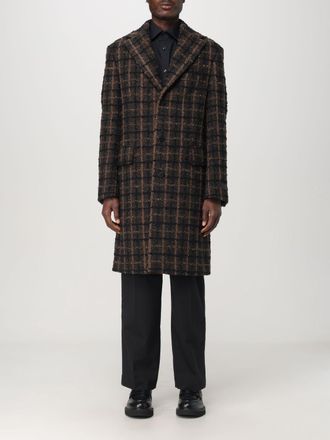 Versace Coat VERSACE Men color Brown