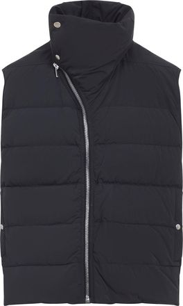 Rick Owens Black Sleeveless Flight Vest-Uomo