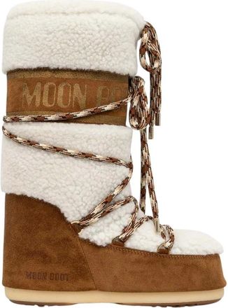 Moon Boot Icon Shearling Boot - - Shoes - Donna - Marrone - 39 EU