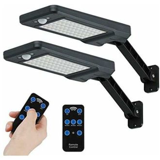 OEM 60 Luces Solares Led Para Exteriores, Resistentes Al Agua Ip65, Apliques Led Con Control Remoto, Luces De Seguridad Solares Inal&aacute;mbricas Para Jard&iacute;n, 