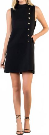THML Clothing Sleeveless Mini Dress In Black