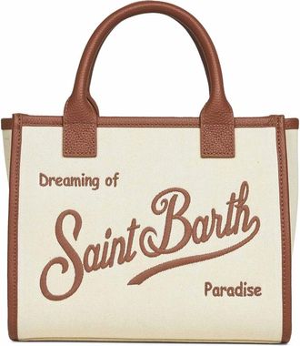 MC2 Saint Barth Tote Bags, female, Beige, Size: ONE SIZE Vanity Tote