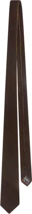 Emporio Armani Mens Tie Brown Silk-Blend Viscose Ties & Bow