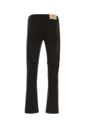 Pantaloni Torino Mens Black Stretch Denim Jeans Y990 Exterior: Cotton Elastane
