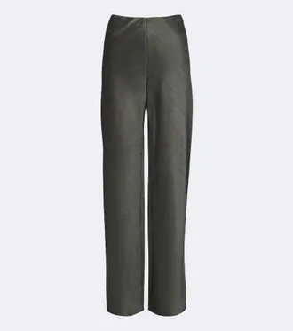 Vince Pantaloni Colette in raso a gamba larga