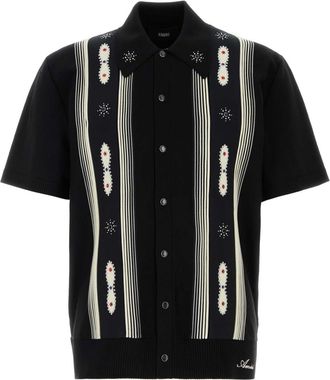 Amiri Black Wool Blend Shirt