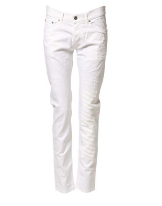 Daniele Alessandrini Cotton Stretch Skinny blue Womens Jeans (Pre-Owned)