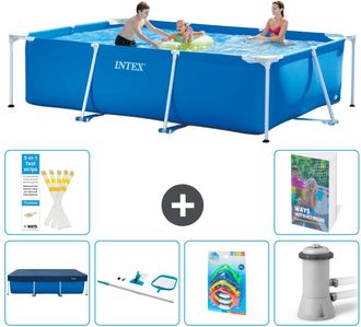 Intex Piscina Con Estructura Rectangular - 300x200x75 Cm - 7-piezas S125