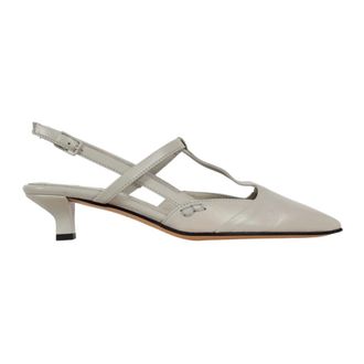 Pomme Dor Slingback with heel and T-Bar - female - Pomme Dor - Pumps - Green - 3 UK - Shoes