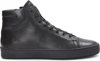 Kazar Zwarte sneakers voor mannen. Dit product valt groot uit. - Heren - Sneakers - Zwart - 42 EU - Leer - Schoenen