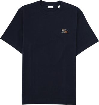Burberry Navy Blue Logo T-Shirt