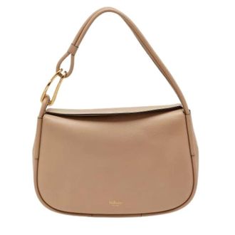 Mulberry Pre-owned Leren Schoudertas - Dames - Pre-owned - Beige - Maat: ONE Size Leer