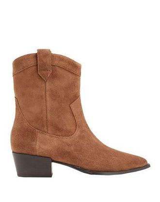 8 by YOOX SPLIT LEATHER WESTERN ANKLE BOOT