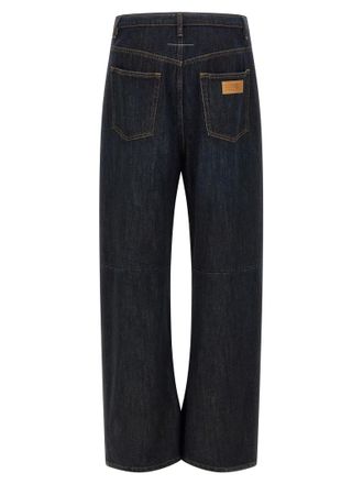 Maison Margiela Wide-Leg Cotton Denim Jeans - Blue