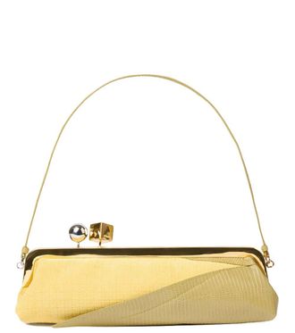Jacquemus Yellow Salon Large Clutch