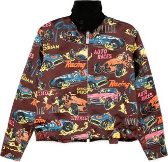 sacai Giacca con stampa - Rosso