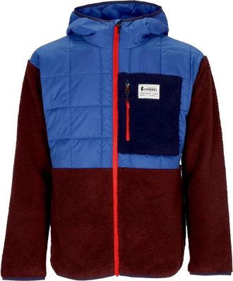 Cotopaxi Hybride Hoodie Jas Blauw Violet/Wijn - Heren - Zomerjassen - Veelkleurig - M - Polyester - Jassen