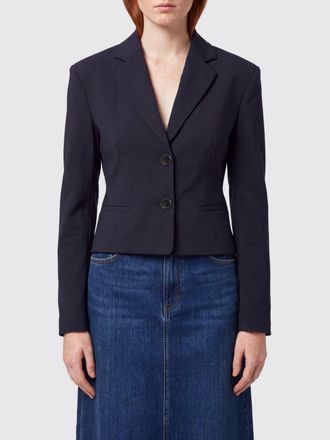 Pinko Blazer monopetto slim fit in cr&ecirc;pe con chiusura a due bottoni